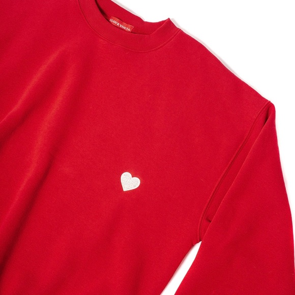 ILY Baby Crewneck Sweatshirt in Red - Picture 5 of 9